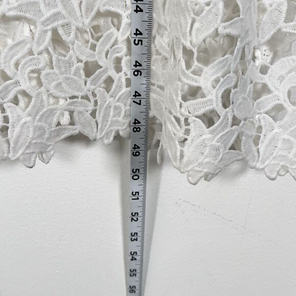 Endless Rose Crotchet Floral Lace Spaghetti Strap Midi Dress Womens Sz S White - Picture 11 of 11